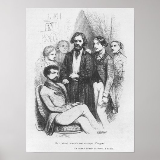 彼らは彼の金の不足を理解した ポスター (正面)