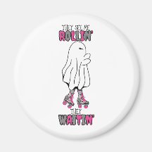 彼らは彼らのピンクのレトロな幽霊を待っている私をロールイン見る