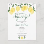 彼らは彼らのメイン絞りレモンブライダルシャワーを見つけた 案内ポストカード (正面)
