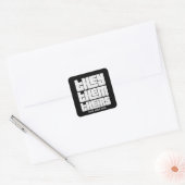 彼らは彼らの大きな白いはっきりしたフォントを宣告する スクエアシール (封筒)