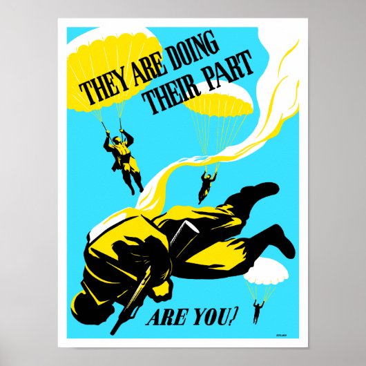 彼らは彼らの役割を果たしているのね？--第2次世界大戦 ポスター (正面)
