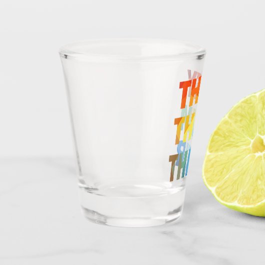 彼らは彼らの性別の宣告を受ける ショットグラス (左)