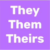 彼らは彼らの発音ビニールのシール シール (正面)