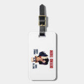 彼らは彼らを守る公の土地だサムおじさん ラゲッジタグ (正面縦)