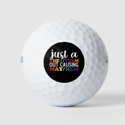 彼らは彼らを引き起こすかもしれない ゴルフボール (正面)