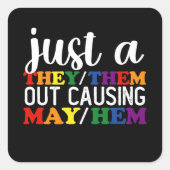 彼らは彼らを引き起こすかもしれない スクエアシール (正面)