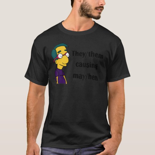 彼らは彼らを怒らせた Tシャツ (正面)