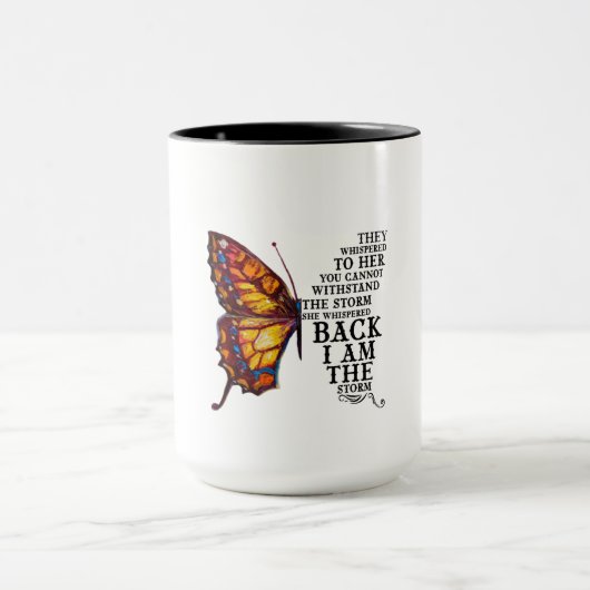 彼らは彼女にあなたが耐えられないようにささやいた マグカップ (中央)