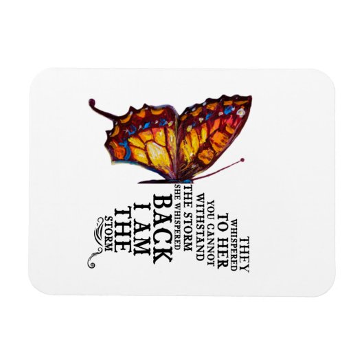 彼らは彼女にあなたが耐えられないようにささやいた マグネット (横)