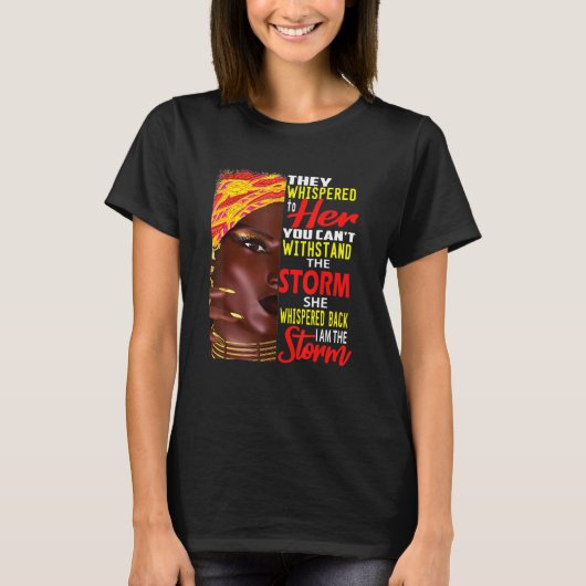 彼らは彼女にささやいた君には耐えられない Tシャツ (正面)