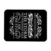 彼らは彼女にささやいた彼女は私が嵐だと囁いた マグネット (横)