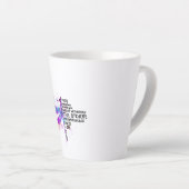 彼らは彼女にささやき、あなたは嵐に耐えられない カフェラテマグ (右アングル)