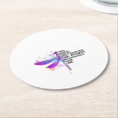 彼らは彼女にささやき、あなたは嵐に耐えられない ラウンドペーパーコースター (アングル)