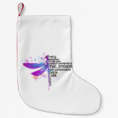 彼らは彼女に嵐に耐えられないとささやいた スモールクリスマスストッキング (正面)