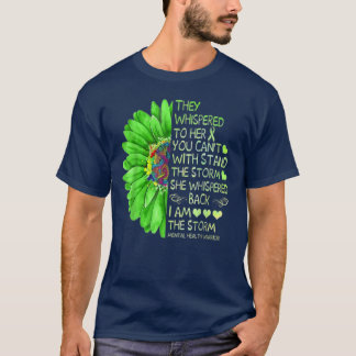 彼らは彼女のひまわり精神保健戦争にささやいた Tシャツ