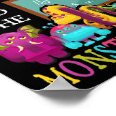 彼らは怪物の数学をしたおもしろい ポスター (角)