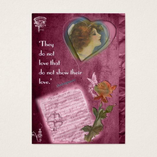 彼らは愛していない…ギフトタグ (正面)