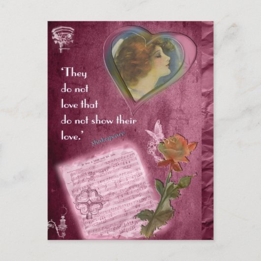 彼らは愛していない… ポストカード (正面)