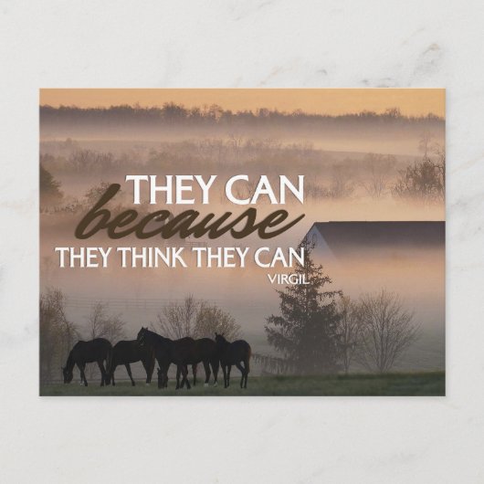 彼らは感動的引用文 シーズンポストカード (正面)