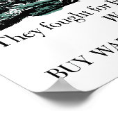 彼らは我々が自由のために戦っ保た--第2次世界大戦 ポスター (角)