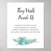 彼らは我々の緑の記念碑の結婚横を歩く ポスター (正面)