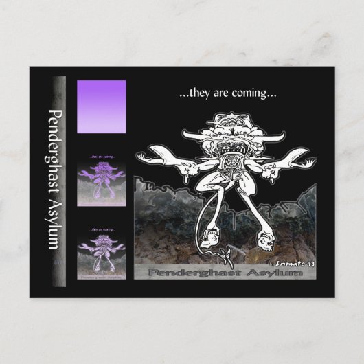 彼らは来る ポストカード (正面)