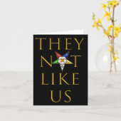 彼らは東のスターの3D黄金の言葉の秩序の私たちではない カード (黄色い花)