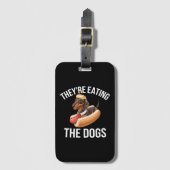 彼らは犬食べのドナルドトランプ討論2024 ラゲッジタグ (正面縦)