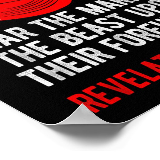 彼らは獣の衣服の前頭部の印を打つ ポスター (角)