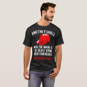 彼らは獣の衣服の前頭部の印を打つ Tシャツ (正面フル)