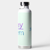 彼らは発音する |お名前 |カラフル ウォーターボトル (右面)