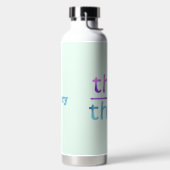 彼らは発音する |お名前 |カラフル ウォーターボトル (左面)