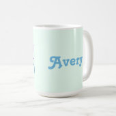 彼らは発音する |お名前 |カラフル コーヒーマグカップ (正面右)