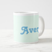 彼らは発音する |お名前 |カラフル ジャンボコーヒーマグカップ (正面右)