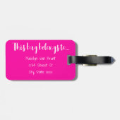 彼らは皆同じ荷札に見える ラゲッジタグ (裏面横)