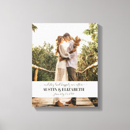 彼らは看板の後ずっと幸結婚せに暮らした キャンバスプリント