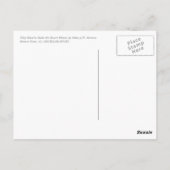 彼らは砂漠の開花に死んだ ポストカード (裏面)