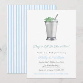 彼らは祭壇の競馬ウェディングシャワーに行く 招待状