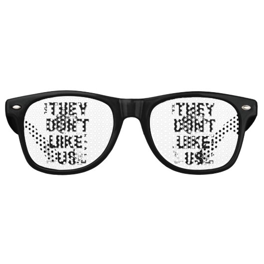 彼らは私が好きではない レトロサングラス (正面)