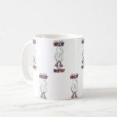 彼らは私が彼らのレトロ幽霊を放棄するのを見る コーヒーマグカップ (正面左)