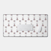 彼らは私が彼らのレトロ幽霊を放棄するのを見る デスクマット (キーボード&マウス)