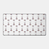 彼らは私が彼らのレトロ幽霊を放棄するのを見る デスクマット (正面)