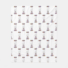 彼らは私が彼らのレトロ幽霊を放棄するのを見る フリースブランケット