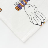 彼らは私が彼らのレトロ幽霊を放棄するのを見る フリースブランケット (角)