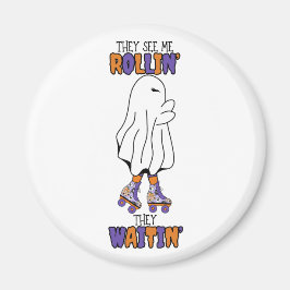 彼らは私が彼らのレトロ幽霊を放棄するのを見る マグネット