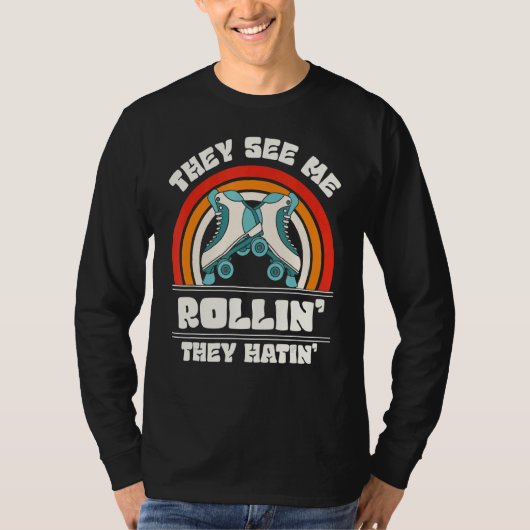 彼らは私が80年代を愛しているのを見て転倒 Tシャツ (正面)