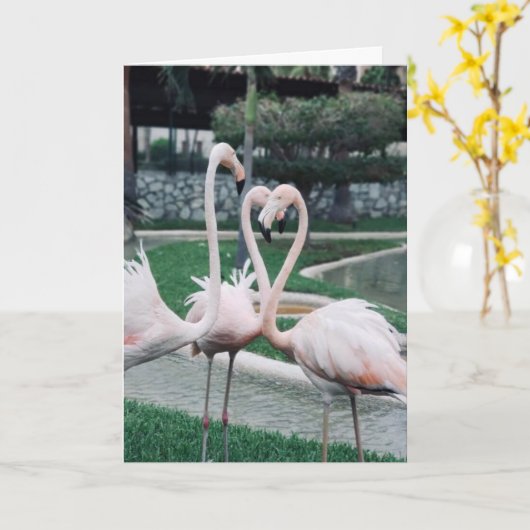 *彼らは私たちをハートにした – あなたが私の幸せを作った** カード (黄色い花)