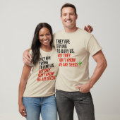彼らは私たちを埋葬しようとしているが、私たちは種である Tシャツ (ユニセックス)