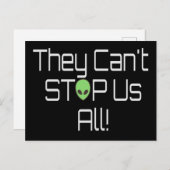 彼らは私たちストップ全員を信じることができない ポストカード (正面/裏面)