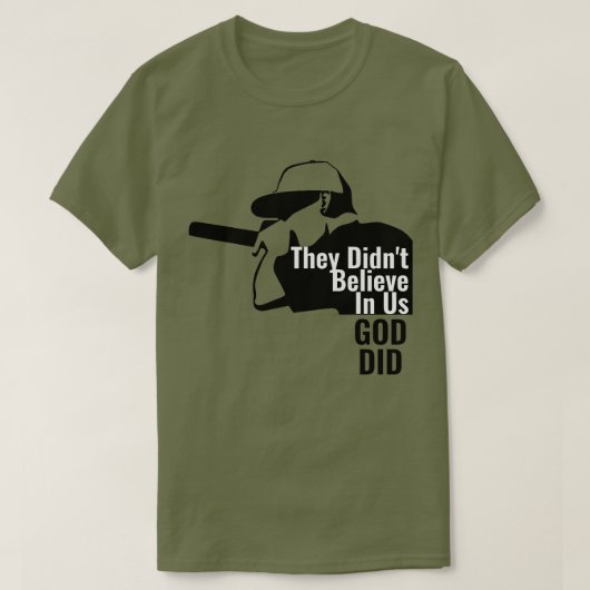 彼らは私た信じちにTシャツを着なかった Tシャツ (デザイン正面)